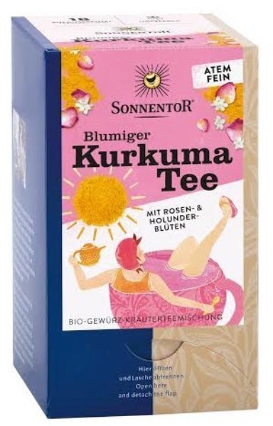 Bloemige Kurkuma Thee Bio 18 Stuks