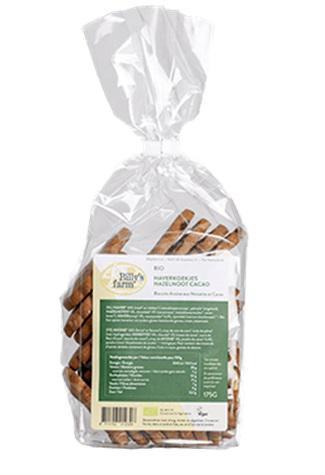Haverkoeken Hazelnoot Cacao 175 gr
