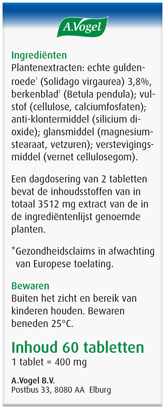 A.Vogel Solidago tabletten 60 Stuks