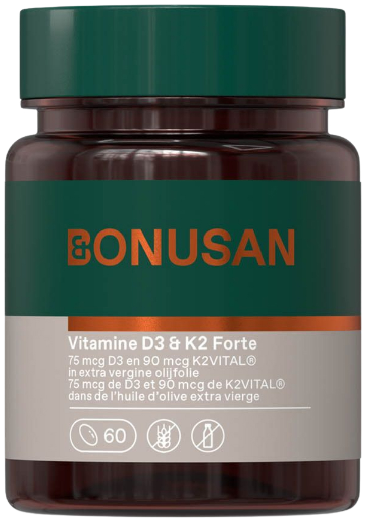 Bonusan Vitamine D3 & K2 60 Softgels