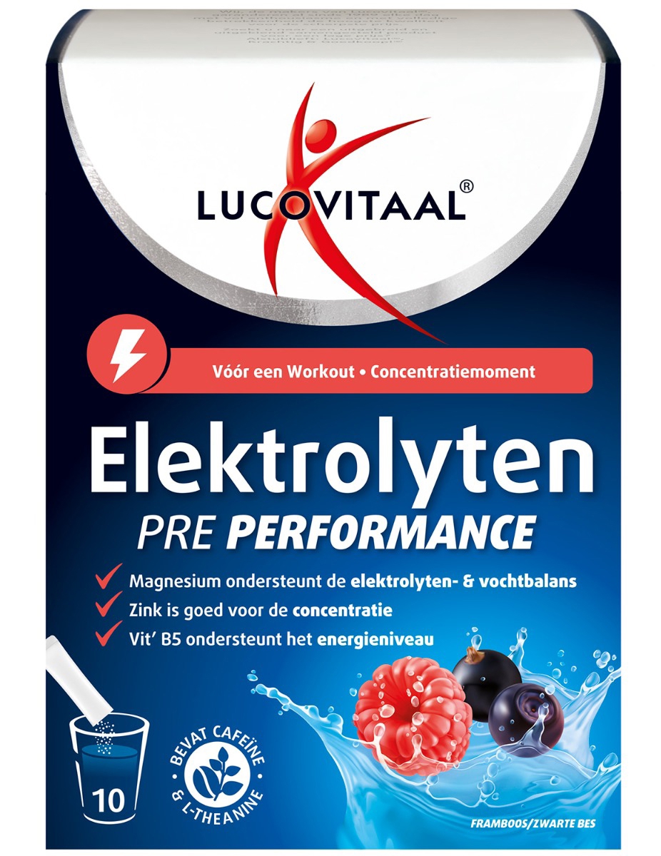 Lucovitaal Elektrolyten Pre Performance Sachets 10st