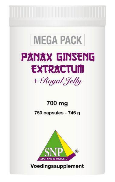 Panax ginseng extract megapack 750 Capsules