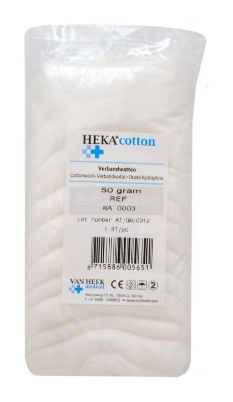 Zigzag Verbandwatten 50 Gram