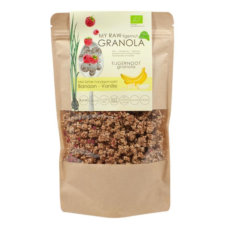 Tijgernoot granola banaan vanille bio 230G