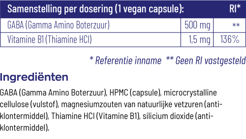 Vitakruid GABA 90 Vegicapsules