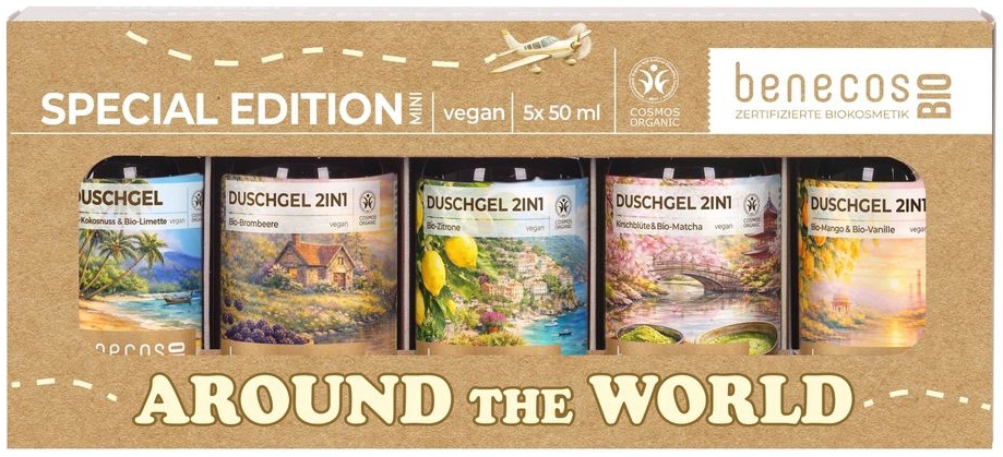 Benecos Bio Mini Geschenkset Around The World 1 stuk