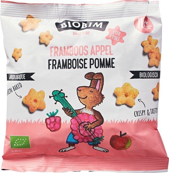 Maispuffs Ster Appel Framboos 20 Gram 20gram