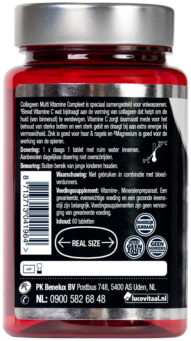 Lucovitaal Collageen Vitaminen & Mineralen Compleet 60 tabletten