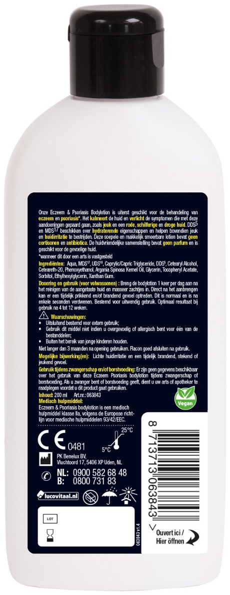 Lucovitaal Eczeem & Psoriasis Bodylotion 200ml