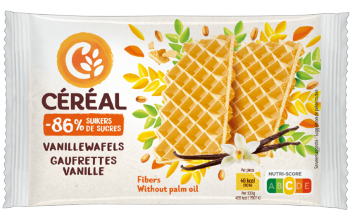 Vanillewafels Minder Suiker 90g