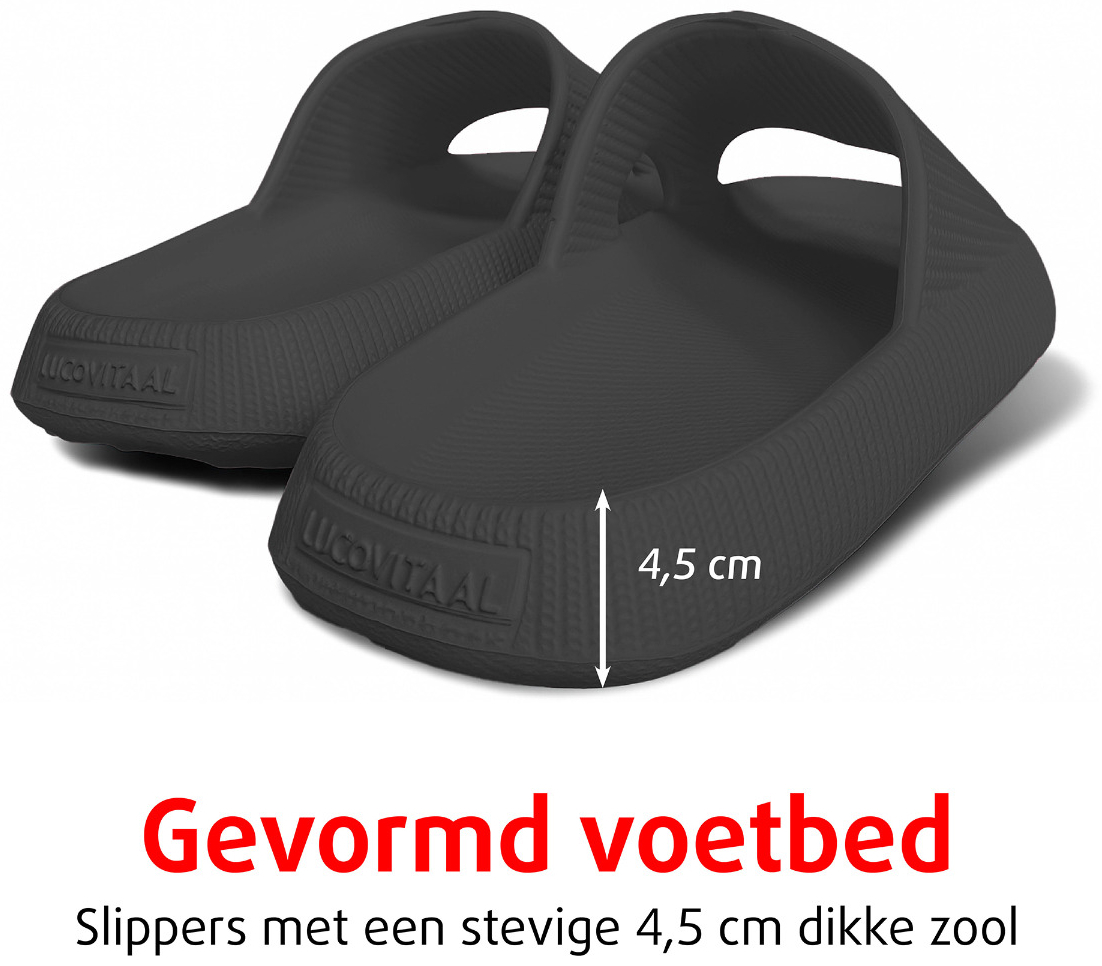 Lucovitaal Orthopedische Zomer Badslippers Maat 39-40 1paar