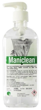 Maniclean Handgel 250ml