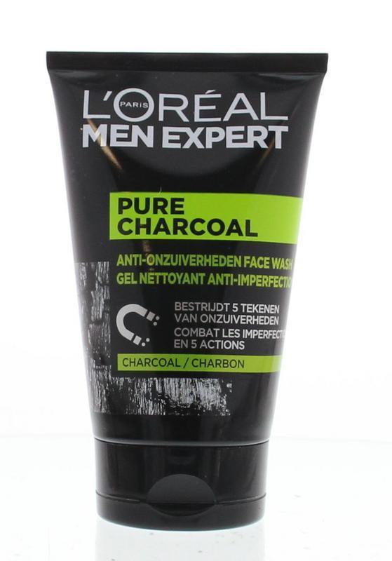Men expert pure charcoal face wash 100ml