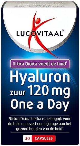 Lucovitaal Hyaluronzuur Droge Huid 120 mg 30 capsules