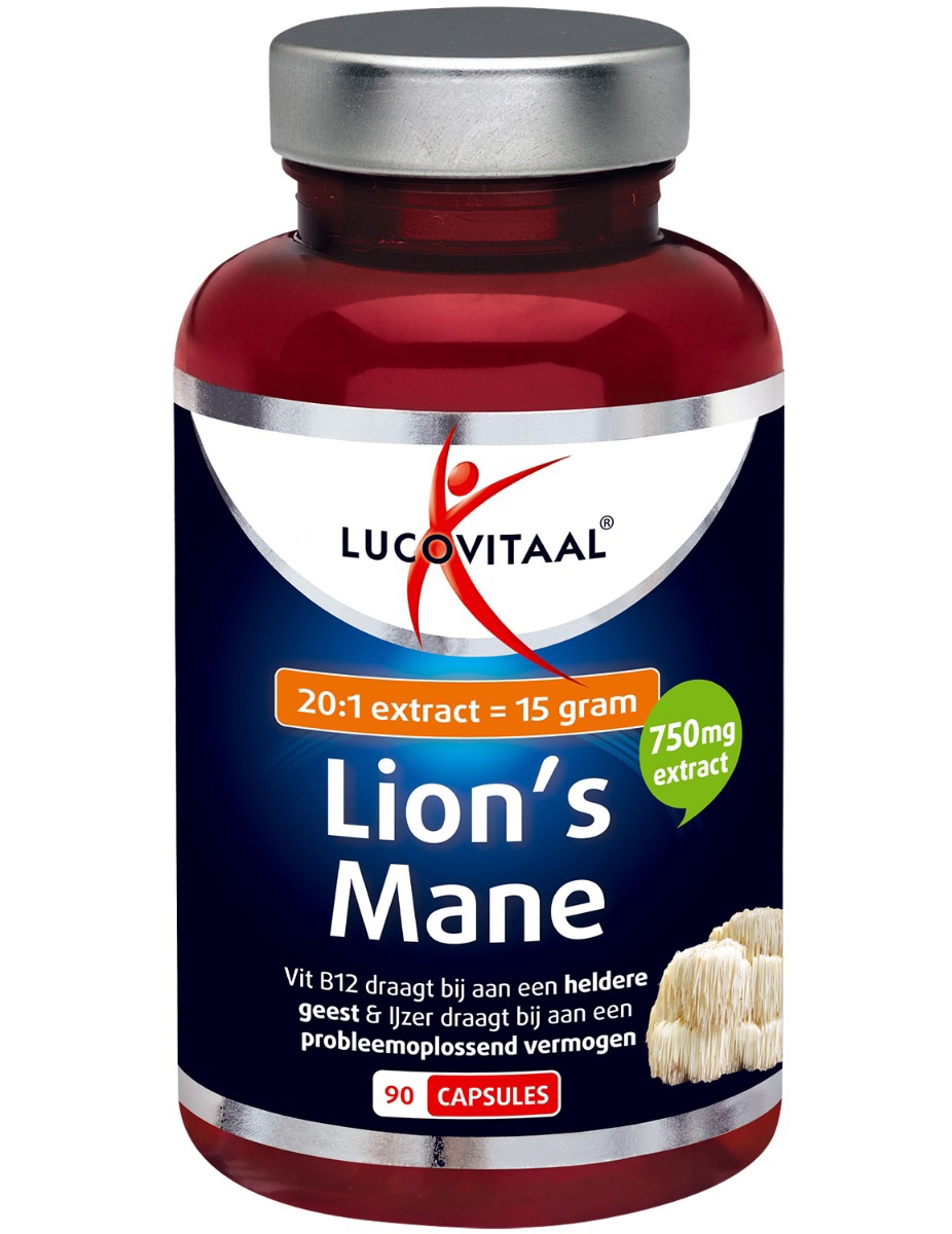 Lucovitaal Lion's Mane 90 Capsules