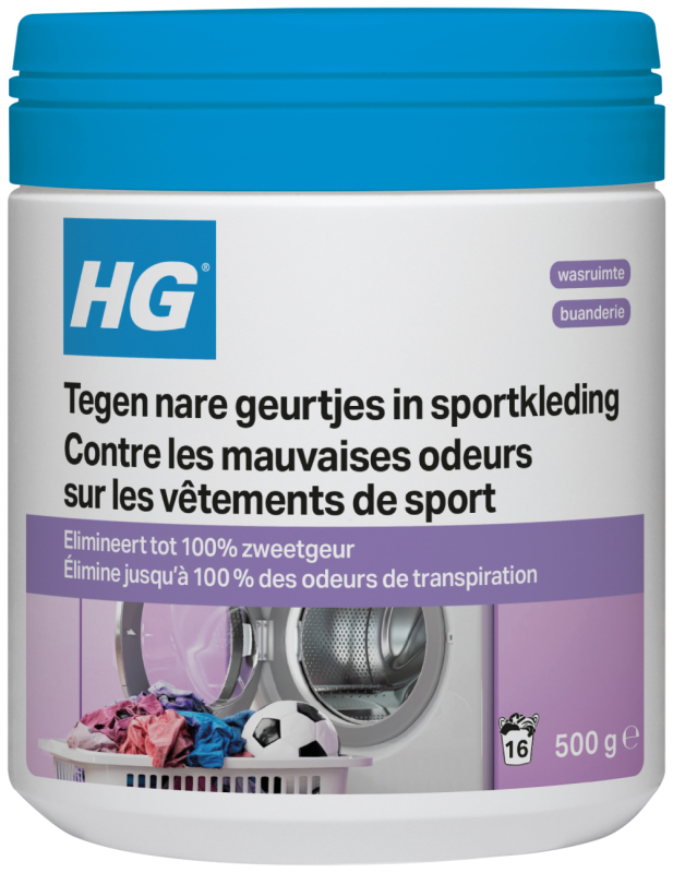 Tegen nare geurtjes sportkleding 500 gram