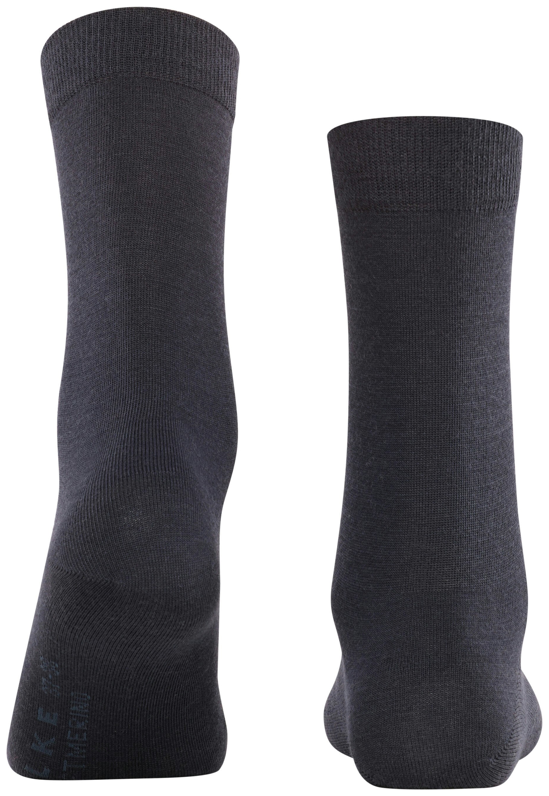 FALKE Dames Softmerino Sokken Blauw