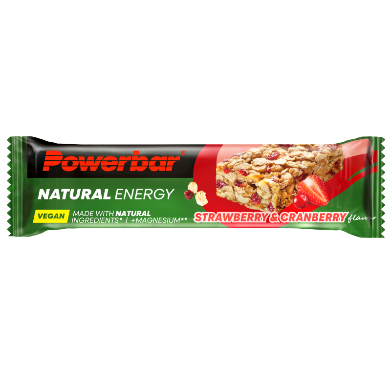 Energie bar natural strawberry en cranberry 40gr