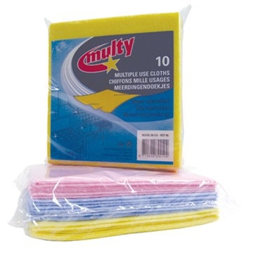 Multy Schoonmaakdoekjes 38x38 10st