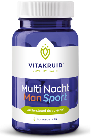 Vitakruid Multi Nacht Man Sport 30 Tabletten