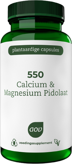 550 Calcium & Magnesium Pidolaat 90 vegacaps