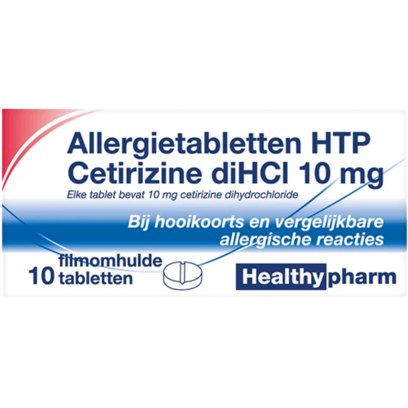 Allergietabletten HTP Cetirizine diHCI 10mg 10 stuks