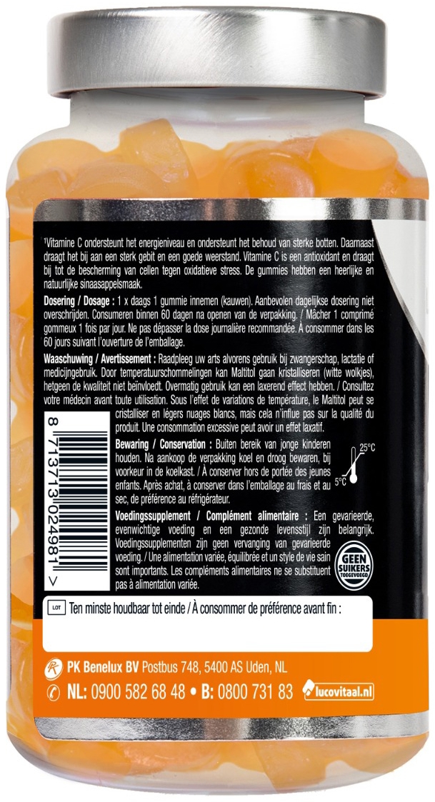 Lucovitaal Vitamine C Gummies 60 stuks
