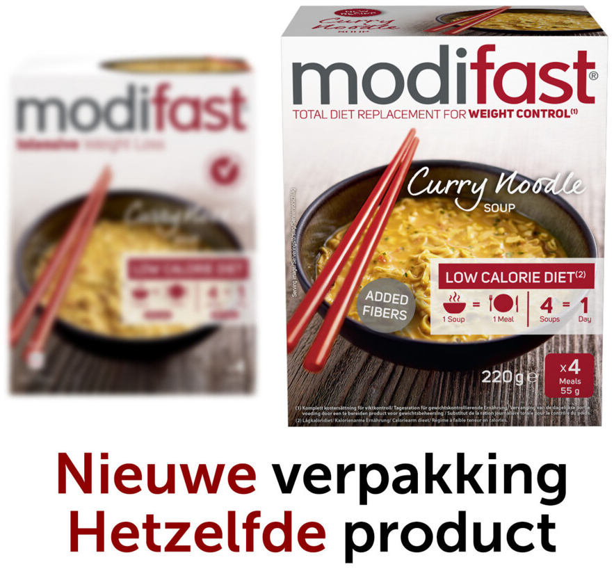 Modifast Soup Curry Noodle 220 Gram