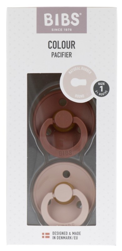 Fopspeen Maat 1 Woodchuck/Blush 2 stuks