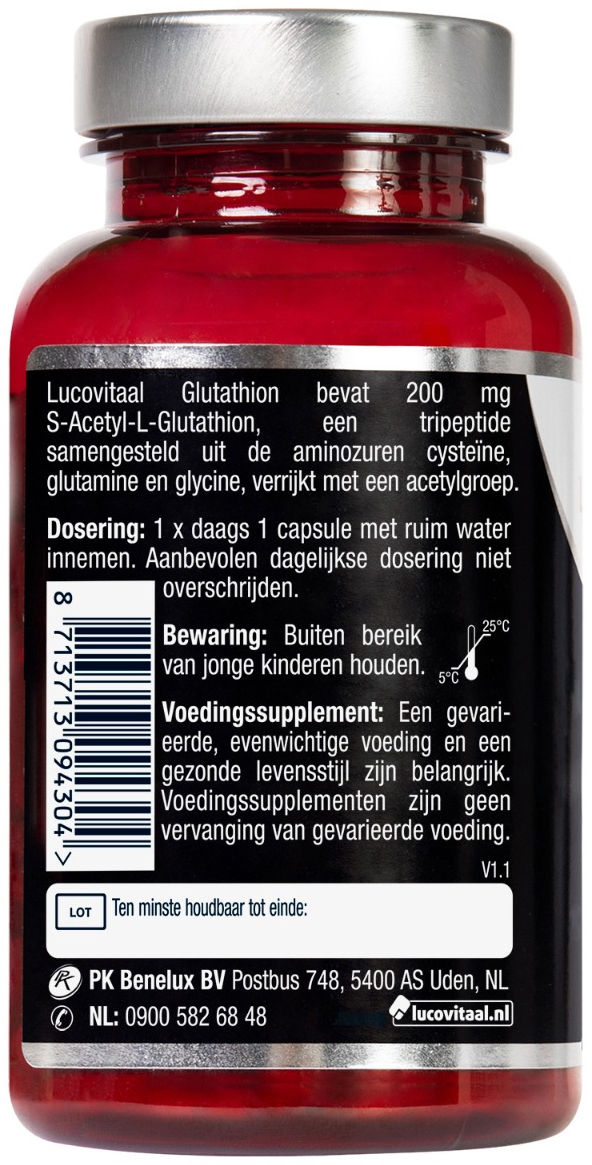 Lucovitaal Puur Glutathion 60 capsules