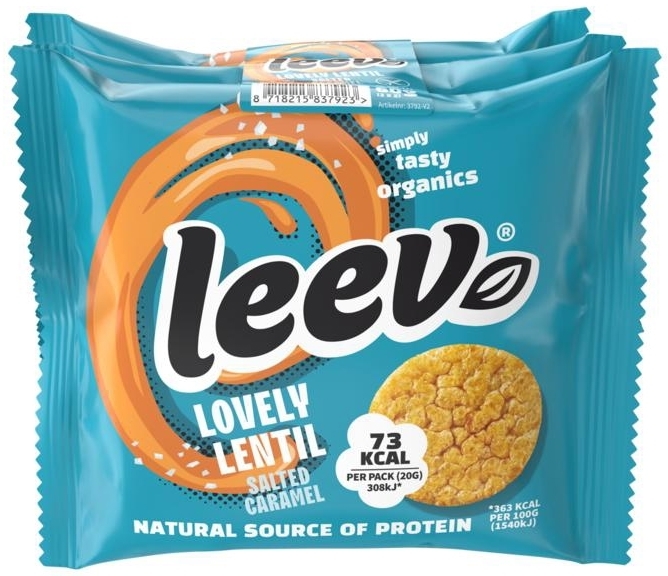Lovely lentil cakes caramel bio 60g