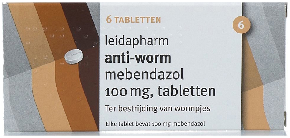 Leidapharm Anti-Worm Tabletten 6 tabletten