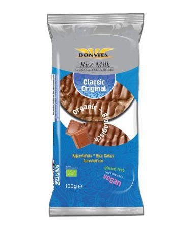 Rijstwafel Melkchocolade 100gr
