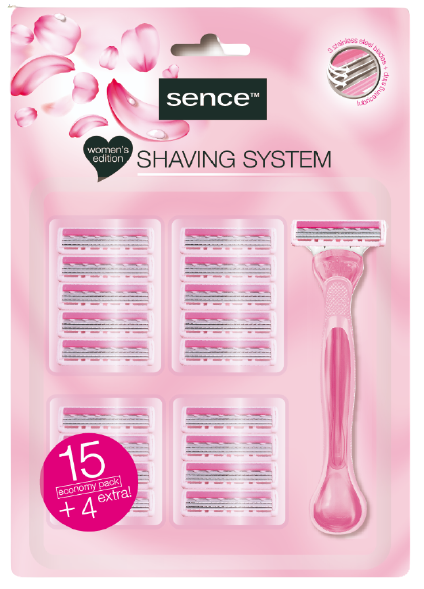 Scheermes met wegwerpmesjes 19 Stuks