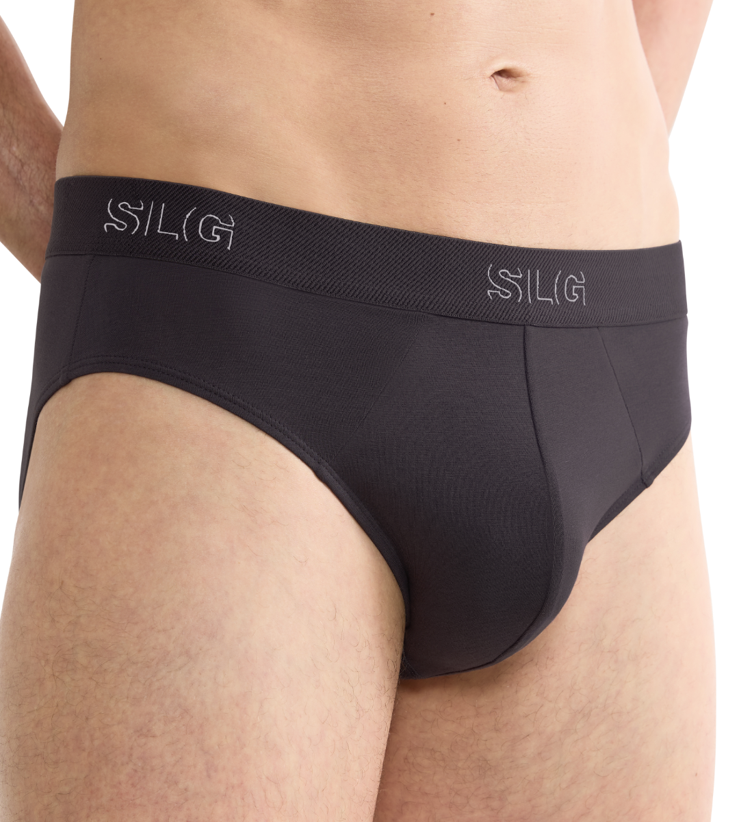 Sloggi MEN SLG Base Heren Brief 2-Pack Charcoal