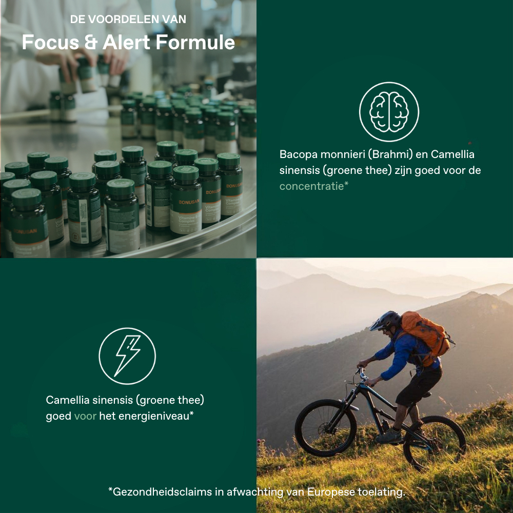 Bonusan Focus en Alert Formule 40 Capsules