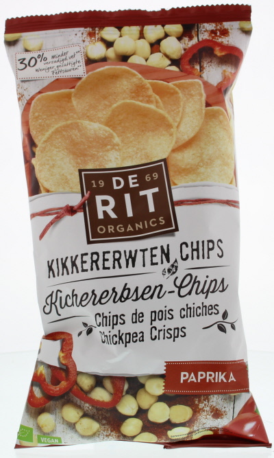 Kikkererwtenchips Paprika 75g