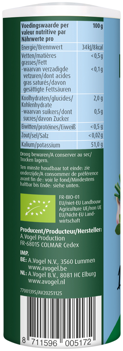 A.Vogel Herbamare Natriumarm korrels 125 gram