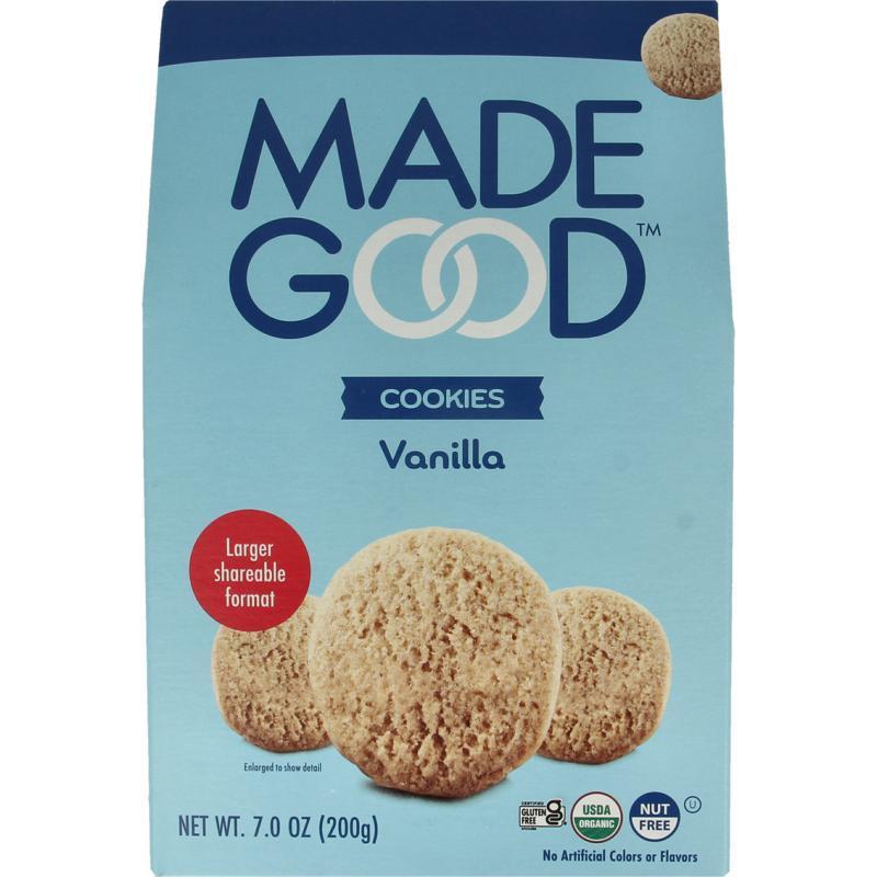 made good Crunchy cookies vanilla bio 200G