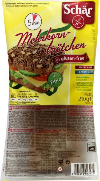 Meergranen broodjes 210g