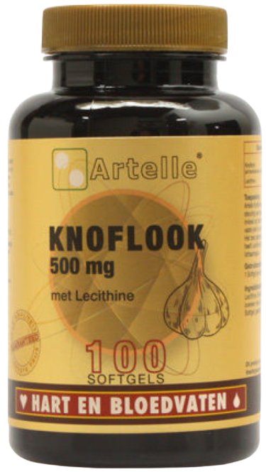 Knoflook 500 mg Met Lecithine Softgels 100ca