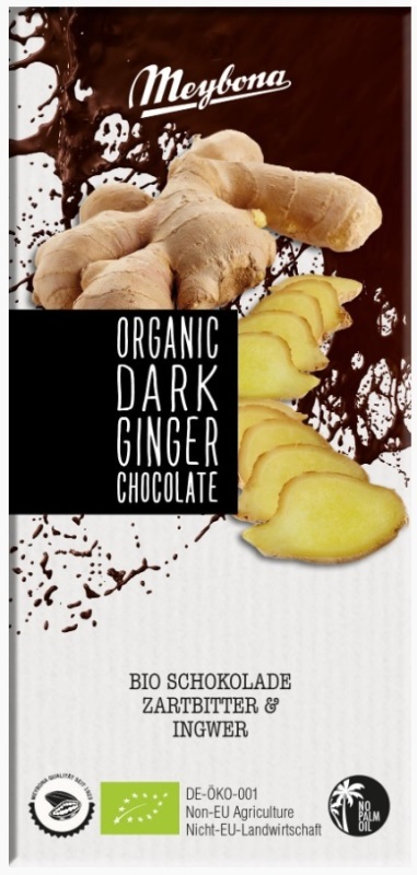 Organic Dark Ginger Chocolate 100gr