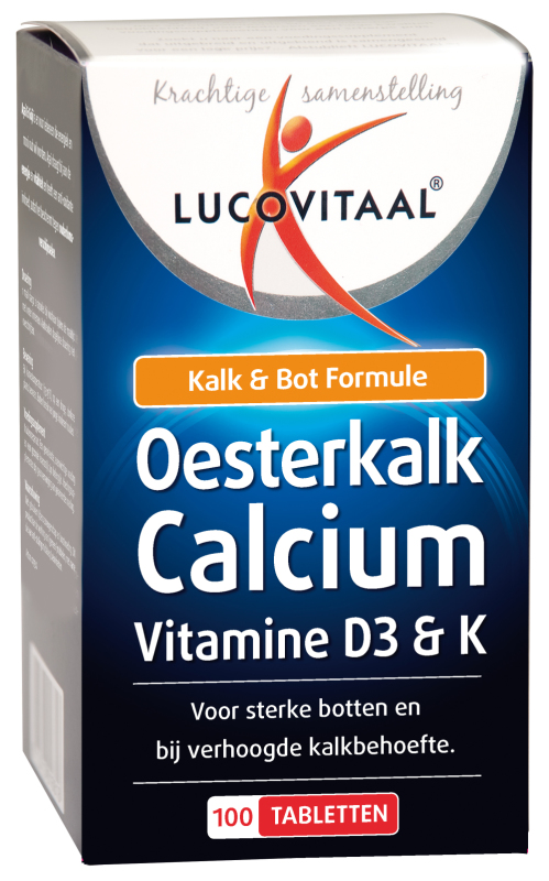Oesterkalk Calcium 100 tabletten