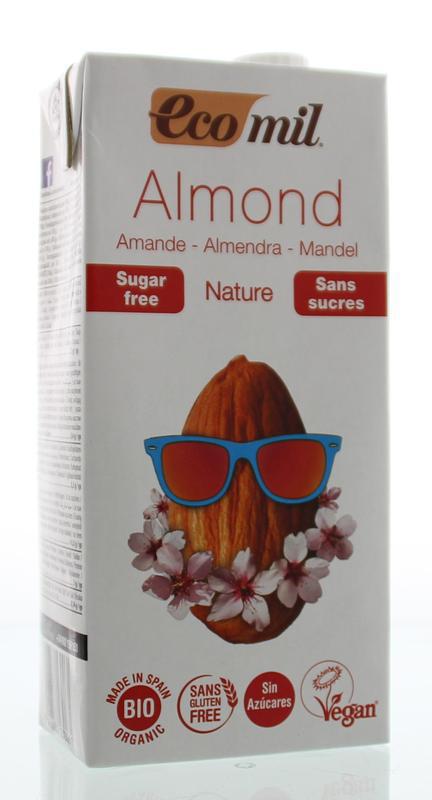 Amandeldrank naturel suiker vrij 1000ml