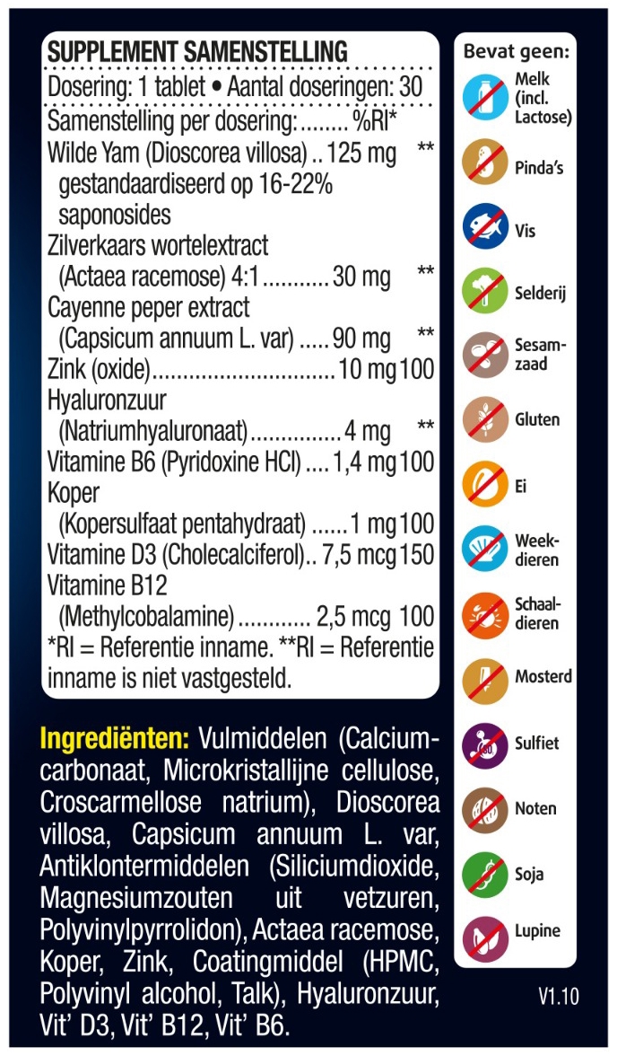 Lucovitaal Overgang Balans 30 tabletten
