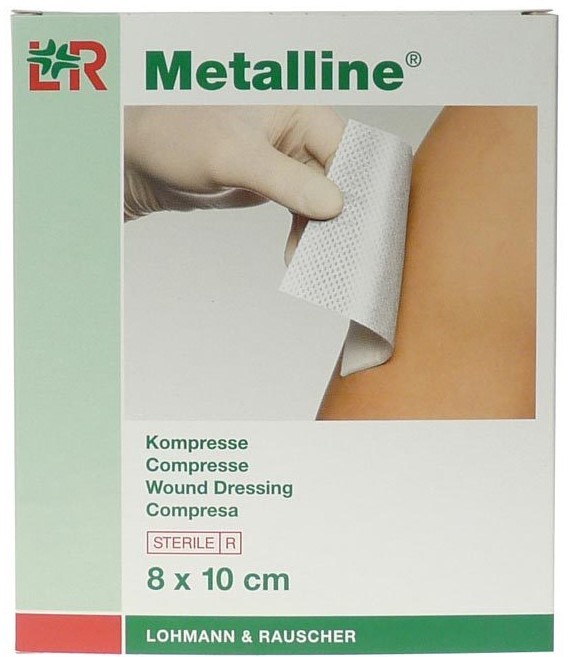 Metalline Compres 8 x 10 cm 1 stuk