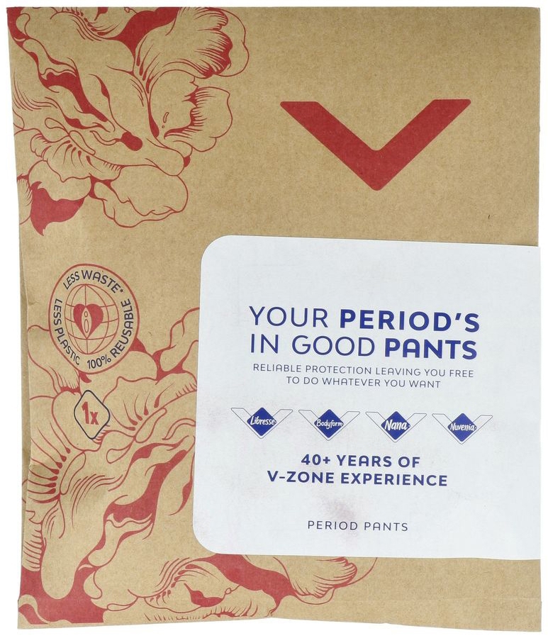 Libresse IntimaWear Wasbaar Menstruatie Ondergoed Zwart XS 1 stuk