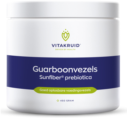 Vitakruid Guarboonvezels Sunfiber® Hoogwaardige Prebiotica 450 Gram