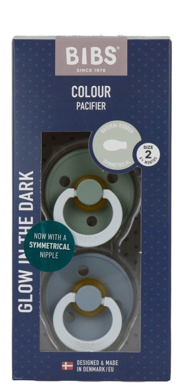 Fopspeen 2 Symmerisch Sage/Cloud 2 Stuks