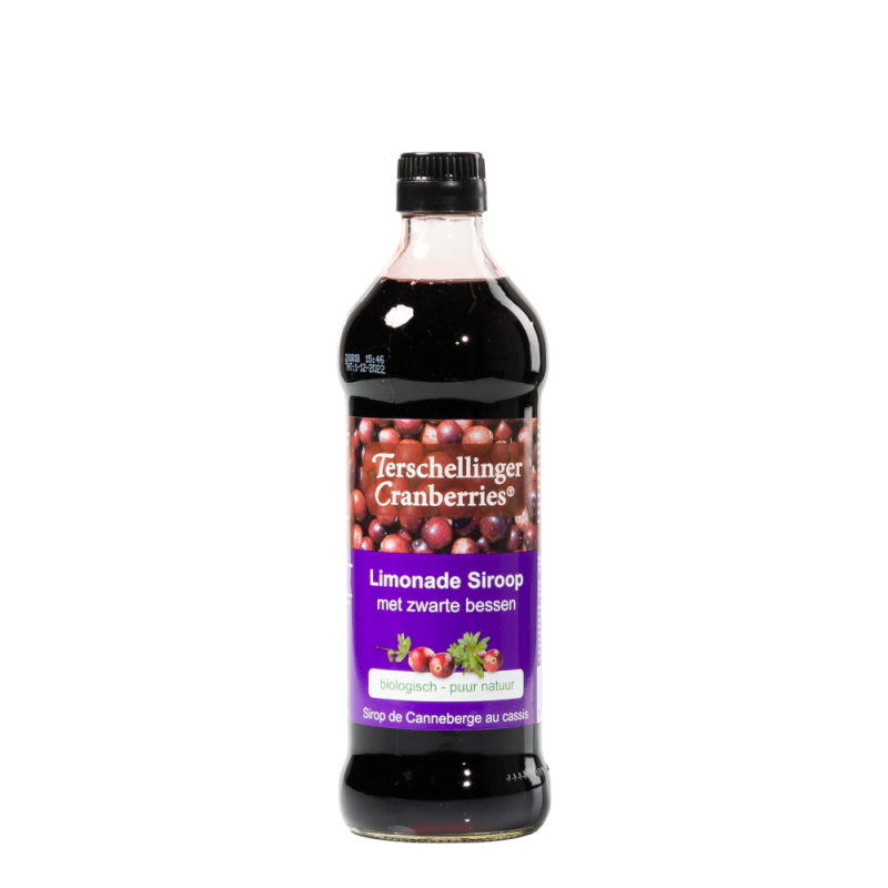 Cranberry-Zwarte Bes Siroop Bio 500ml